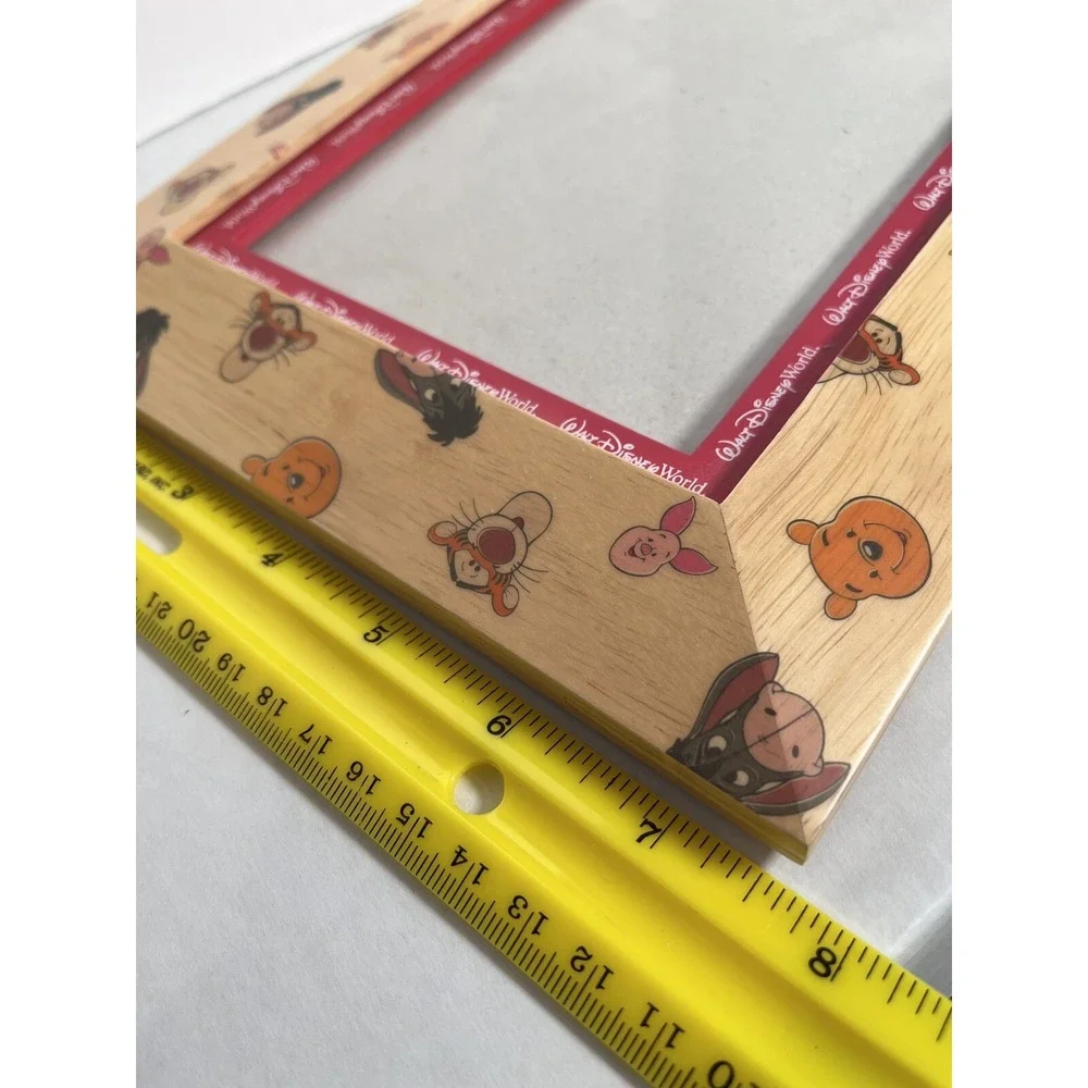 Walt Disney World Frame Winnie The Pooh Eeyore Piglet Tigger Wooden Picture